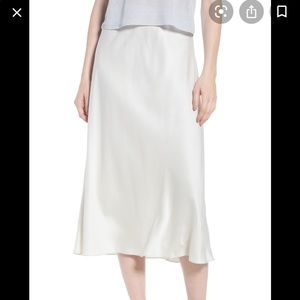 Eileen Fisher bias cut silk skirt medium NWOT